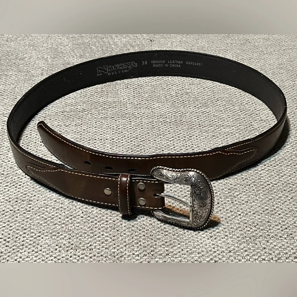 Nocona Belt Company‎ Gorgeous Leather Belt 38